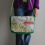 Vintage London Messenger Bag With Pockets By El..