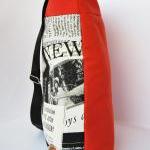 Gipsy Tote With Pin Up Print In Black By El..